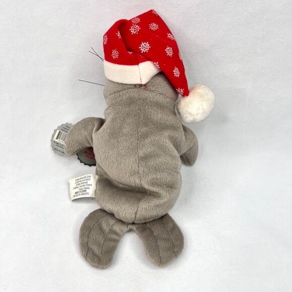 Vintage 1997 Coca Cola Christmas Seal Beanbag Plush - Picture 7 of 8